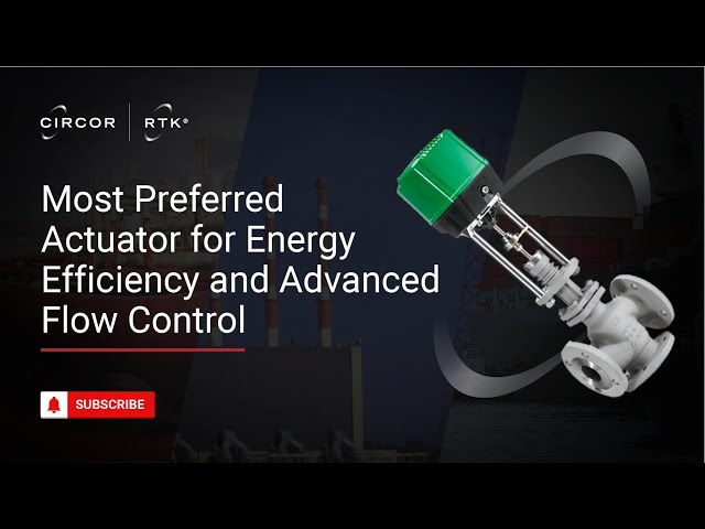 RTK REact Electric Intelligent Linear Actuator Series for Advanced Flow Control