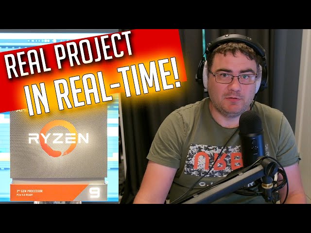 Ryzen Music Production - Synth Heavy Project in Real-Time