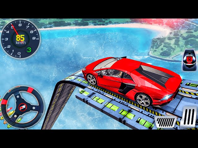 Mega Ramp Car Jumping Racing 3D - Vertical Impossible Car Stunts Driving - Android GamePlay