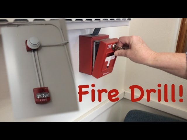 School Fire Drill #9: Simplex & NEW SCHOOL