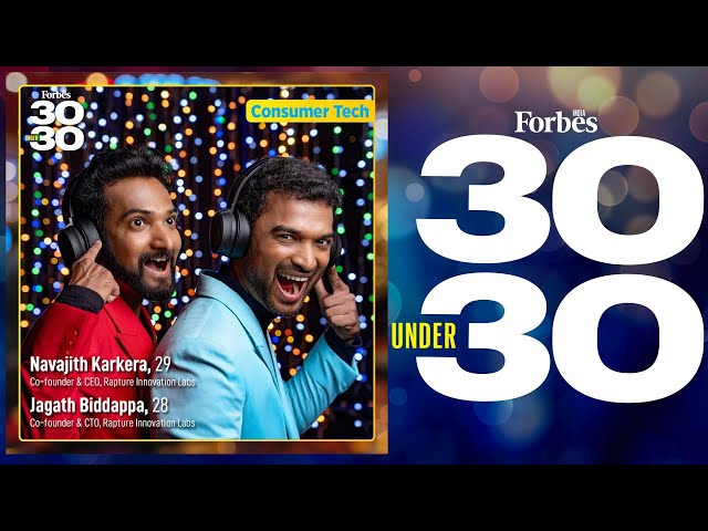 How Jagath Biddappa and Navajith Karkera invented Sonic Lamb | Forbes India 30 Under 30 2024