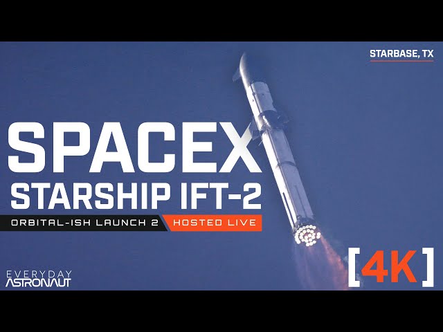 [4K] Watch SpaceX launch Starship, the biggest rocket ever, LIVE up close and personal!