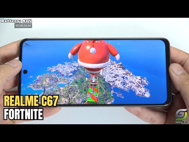 Realme C67 Fortnite Gameplay