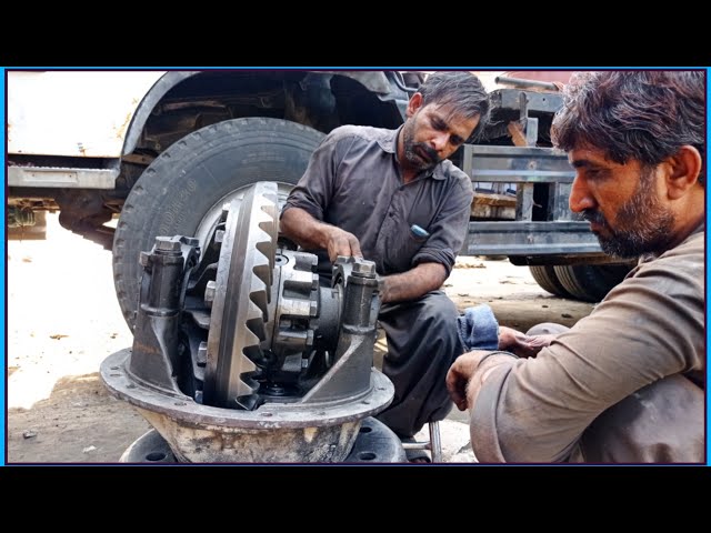 Hino Truck Differential Gear Repair||How to Rebuild Truck Differential Gear||