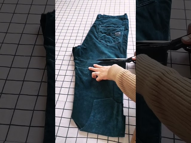 Cut a vest out of jeans