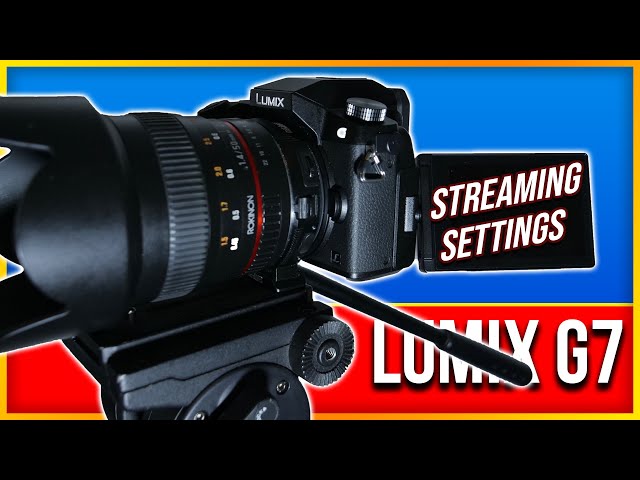 LUMIX G7 Church LIVE STREAMING SETTINGS | Cheap Camera For Live Stream in 2021