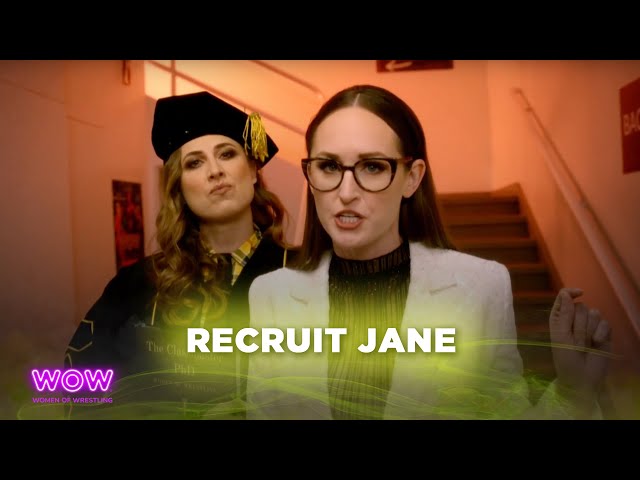 Recruit Jane | WOW - Women Of Wrestling