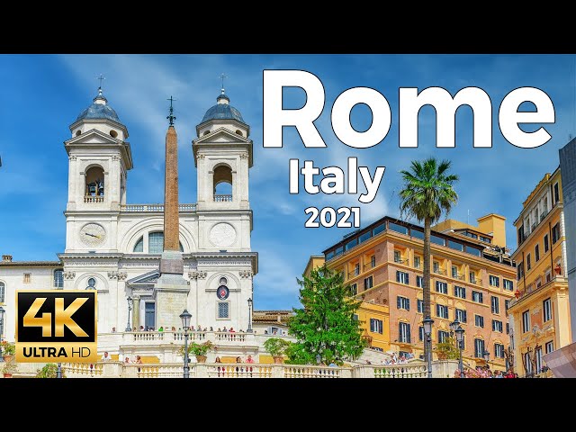 Rome, Italy Walking Tour 2021 (4k Ultra HD 60fps) – With Captions