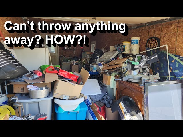 How do You Clean a Garage When You Can't Throw Anything Away?