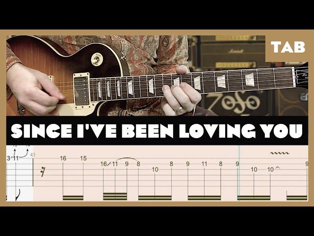 Led Zeppelin - Since I've Been Loving You - Guitar Tab | Lesson | Cover | Tutorial