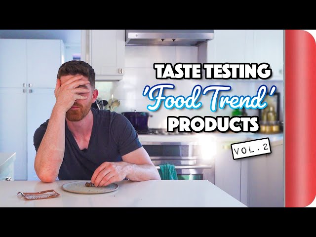 Taste Testing the Latest Food Trend Products Ft. Donal Skehan Vol. 2 | Sorted Food