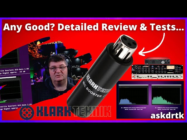 Klark Teknik CT1 Mic Booster - Detailed Review and Tests