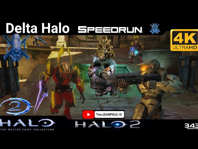 Halo 2A MCC delta halo legendary speedrun campaign ⚠️4K