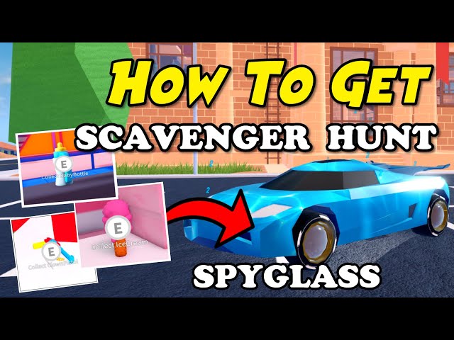 EVENT LOCATION! How To Get SPYGLASS Rims in Scavenger Hunt? LIMITED Jazwares (Roblox Jailbreak)