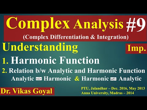 Harmonic Function & Harmonic Conjugate