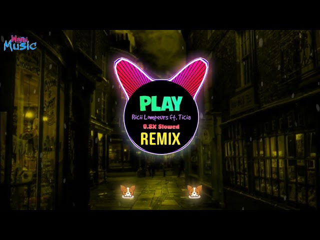 PLAY (0.8X 抖音 Tiktok Remix 2023) - Ricii Lompeurs ft.Ticia (Slowed & Reverb) || Hot Tiktok Douyin