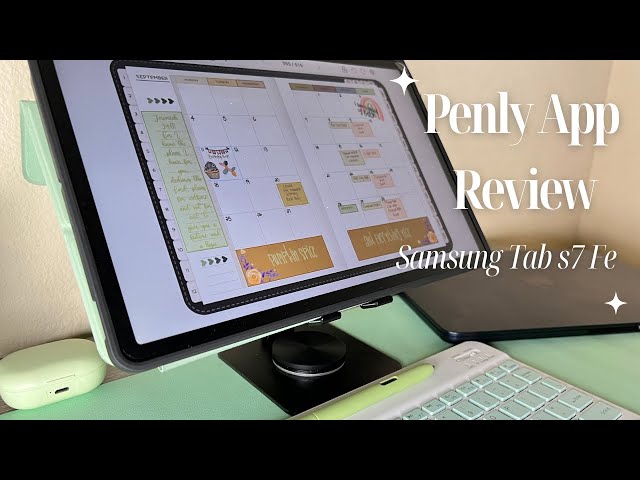 Best Digital Planning App for Samsung Tablet - Penly App Walkthrough