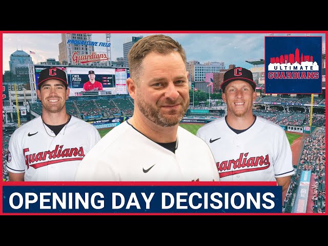 Myles Straw was waived and the Cleveland Guardians opening day roster is set (we think)!
