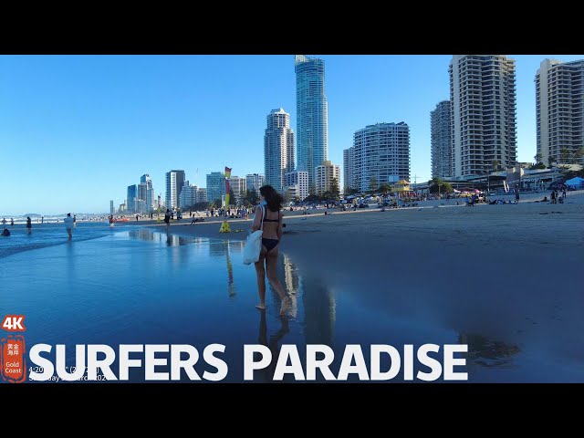 [4k] Explore Surfers Paradise Saturday 30 March 2024 | Gold Coast | Queensland | Australia