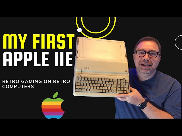 Exploring the Apple IIe Platinum - A Retro Computer Journey!