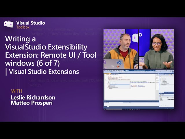 Writing a VisualStudio.Extensibility Extension: Remote UI / Tool windows (6/7) | VS Extensions