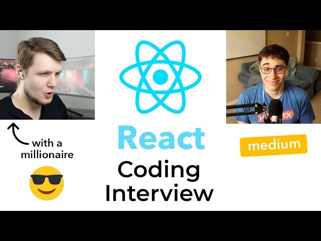 Intermediate React.js Coding Interview (ft. Clément Mihailescu)
