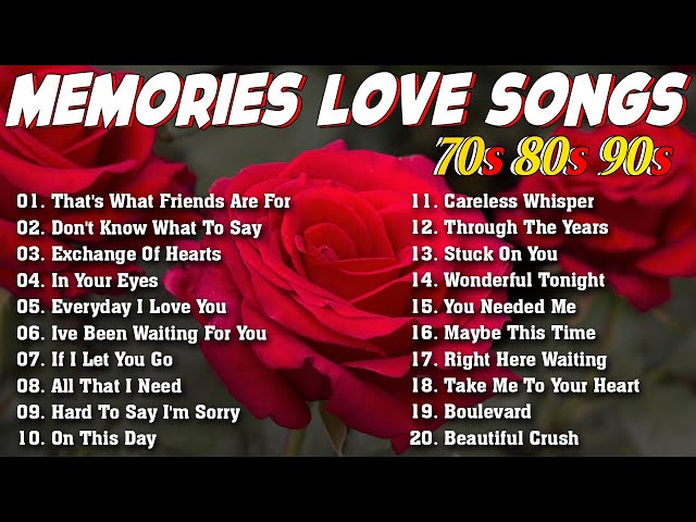 Best Romantic Love Songs 2024 💖 Love Songs 80s 90s Playlist English 💖 Old Love Songs 80's 90's🌹💖
