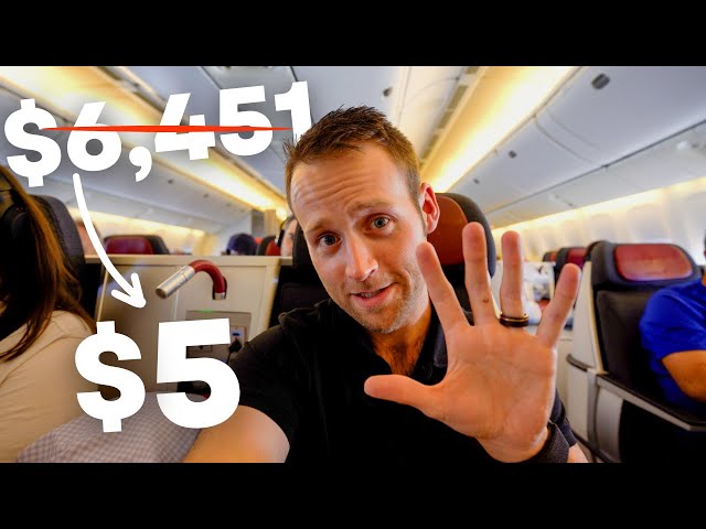 Fly BUSINESS CLASS for $5.60 | How to Redeem Points for Travel (Pt 2)