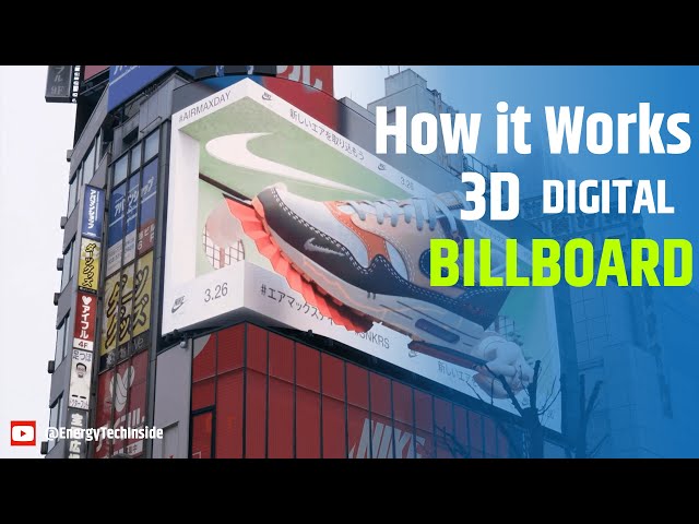 How it Works 3D DIGITAL BILLBOARD ADS #3dscreen #advertising  #price #allovertheworld #building