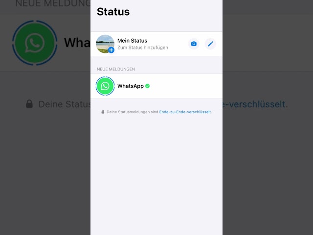 WhatsApp Status Meldungen stumm schalten (verstecken) #shorts