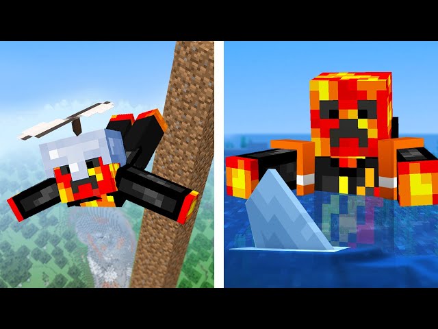 Minecraft But It's Impossible To Die...