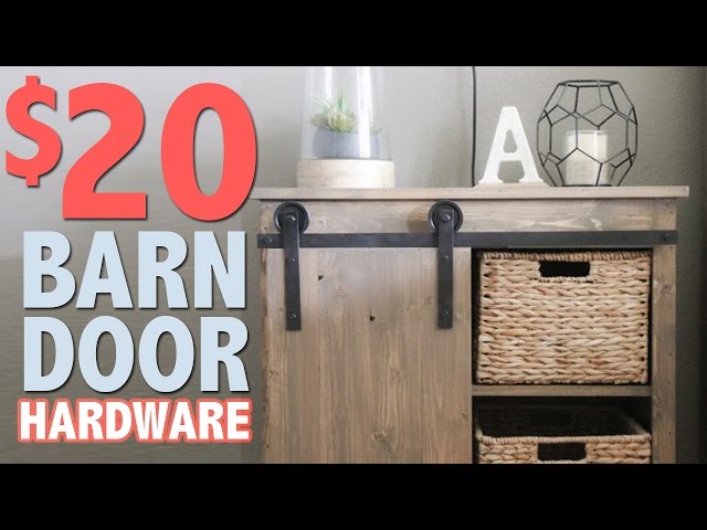 $20 DIY Barn Door Hardware | Shanty2Chic