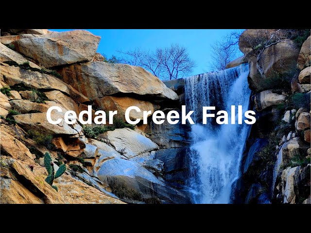 Cedar Creek Falls in San Diego County (CA)