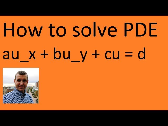 How to solve PDE via change of co-ordinates