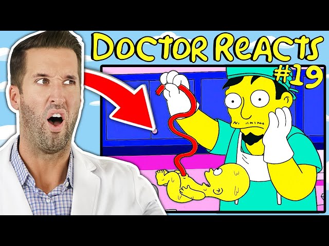 ER Doctor Reacts to The Simpsons Hilarious Medical Scenes #19