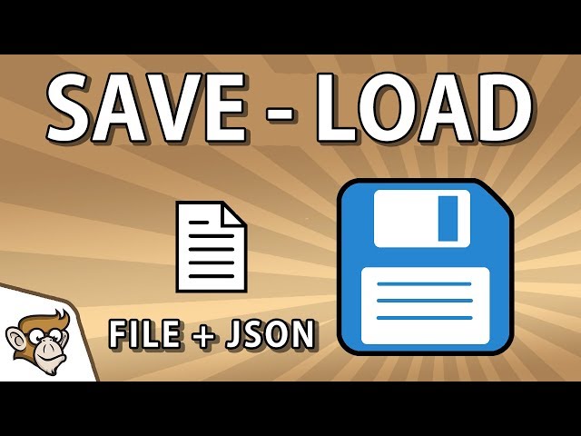 Simple Saving and Loading with JSON to a File (Unity Save System Tutorial for Beginners)