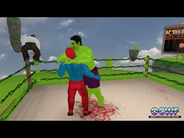 OCWF S0550  Papa Smurf VS Hulk