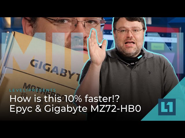 HOW IS THIS 10% FASTER!? EPYC & Gigabyte MZ72-HBO
