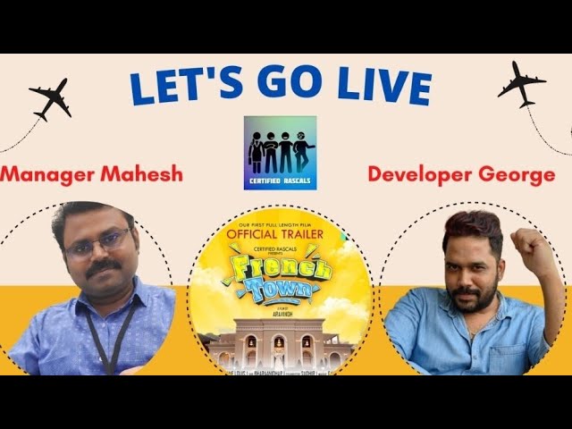 Manager Mahesh & Developer George | Live| Certified Rascals