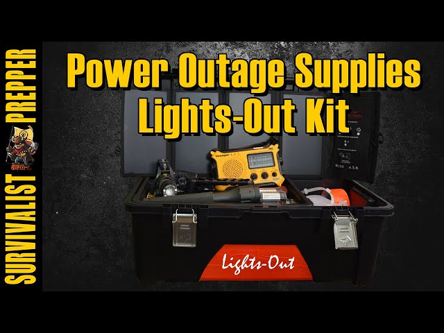 Power Outage Supplies: My Lights Out Kit