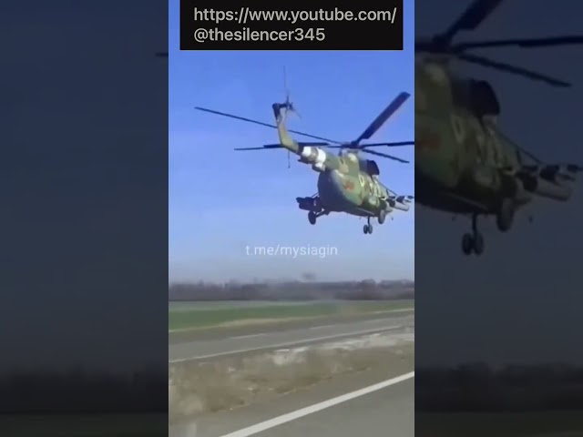Amazing Footage Of Ukrainian Mi-8's heading to the front lines. Like and Follow!