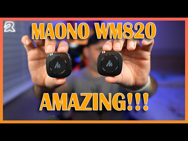 Best budge wireless microphone!!! Maono WM820 with Iphone 13 pro Max