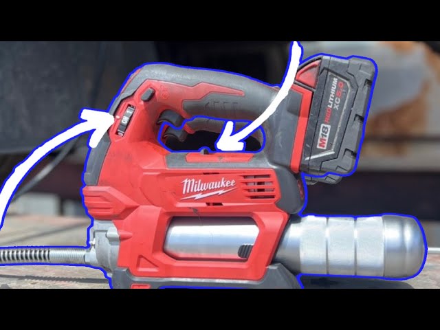 What These Do On The Milwaukee Tool M18 Grease Gun