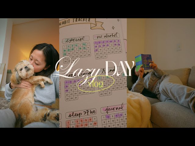 Lazy Day Vlog: It's okay to feel unproductive, doing small things that help & my korean study setup