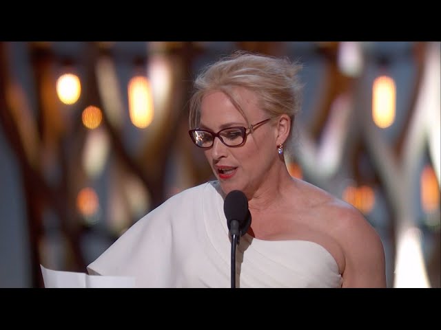 Patricia Arquette winning Best Supporting Actress