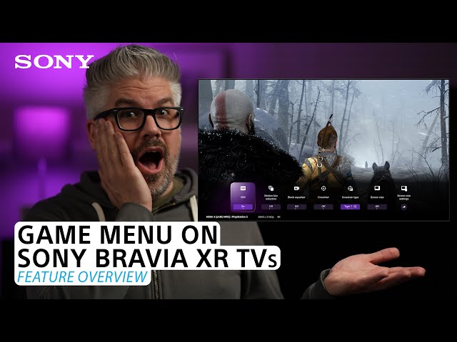 Sony | Game Menu on Sony BRAVIA® XR TVs – Feature Overview