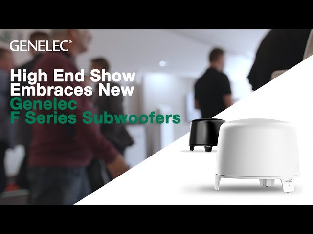 High End Show Embraces New F Series Subwoofers | Genelec Home Speakers