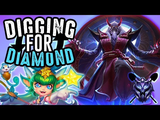 CARRYING MY TEAMS ON THE BACK OF MY SUPPORTS!! - Digging for Diamond - League of Legends
