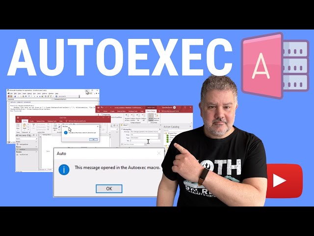 How to Use the AutoExec Macro in Microsoft Access
