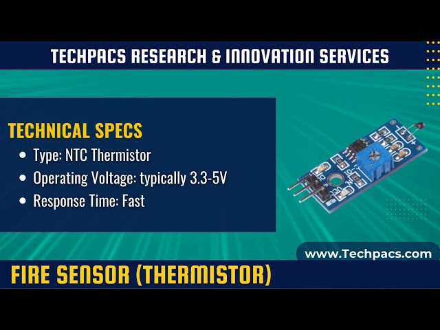Fire Sensor (Thermistor) Detailed Description,Applications and Technical Specifications